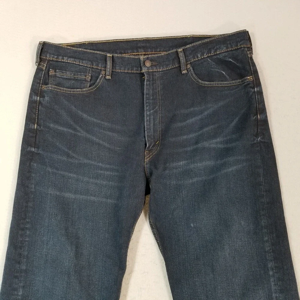 Levi's 505 jeans men's 38 x 34 regular fit straight blue denim pants
